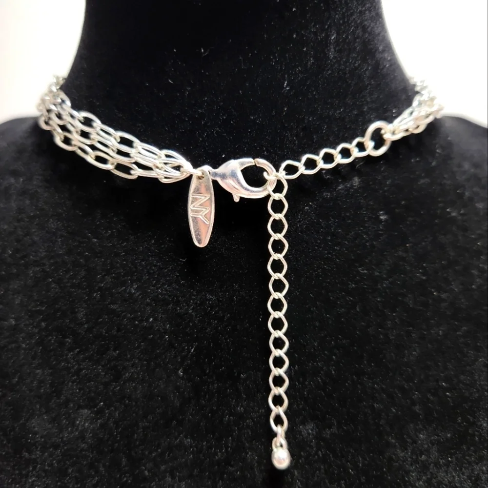 NY Multi Layer Bib Necklace 18